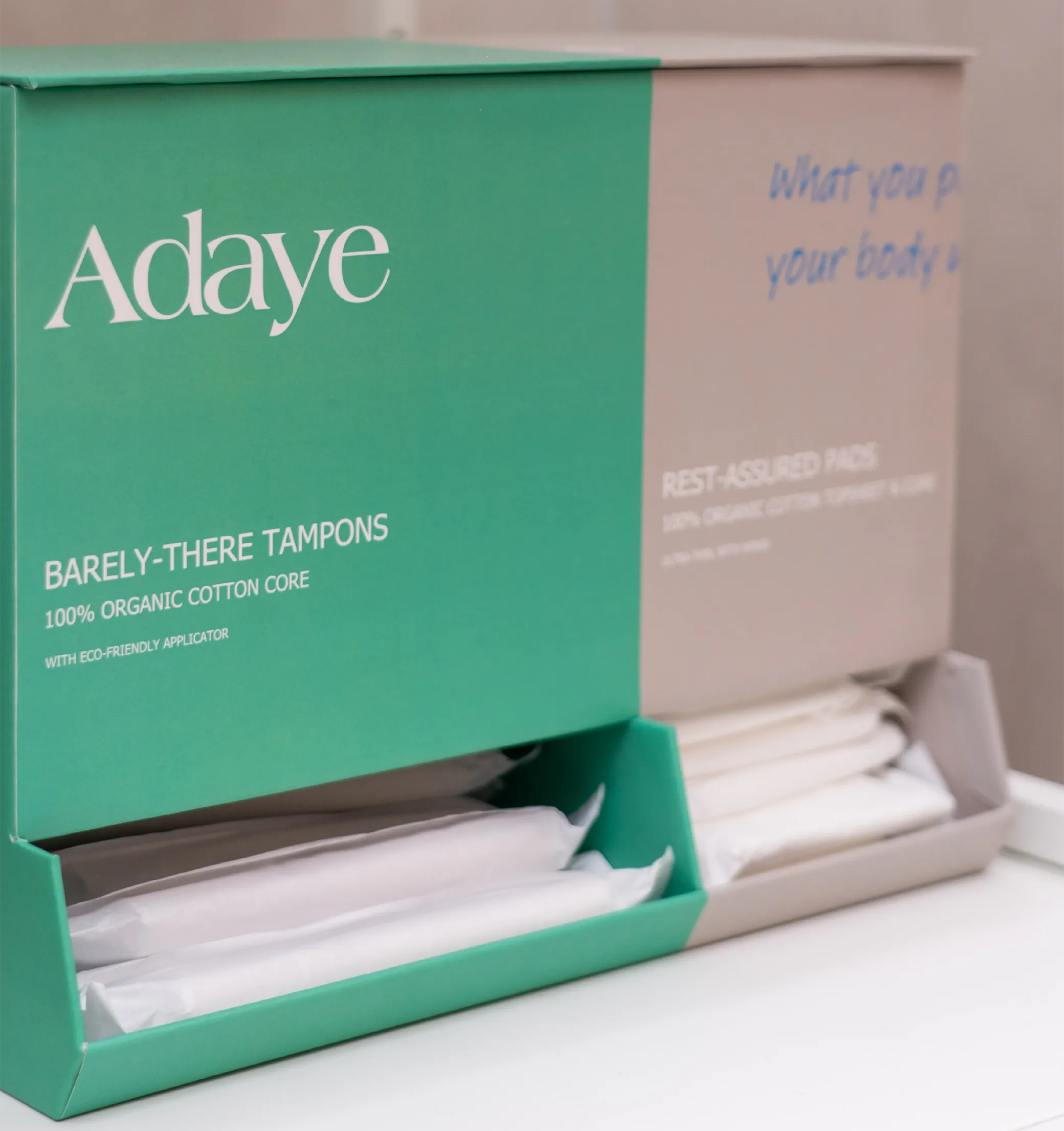 Adaye Organic Period Pads Tampons