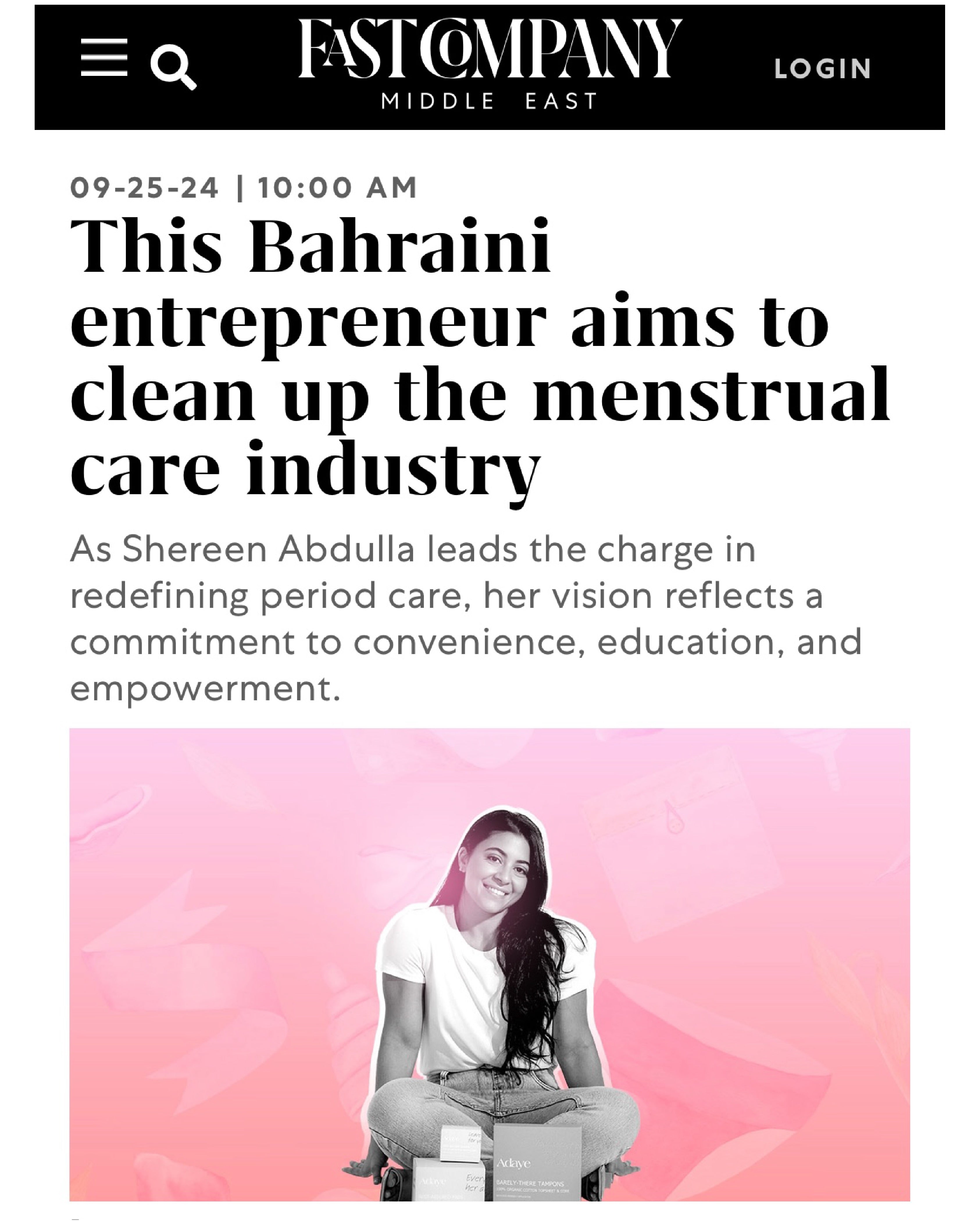 Adaye Organic Period Pads Tampons